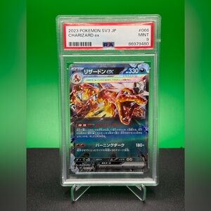 GRADED Charizard PSA MINT 9 Holo Japanese Pokémon Card